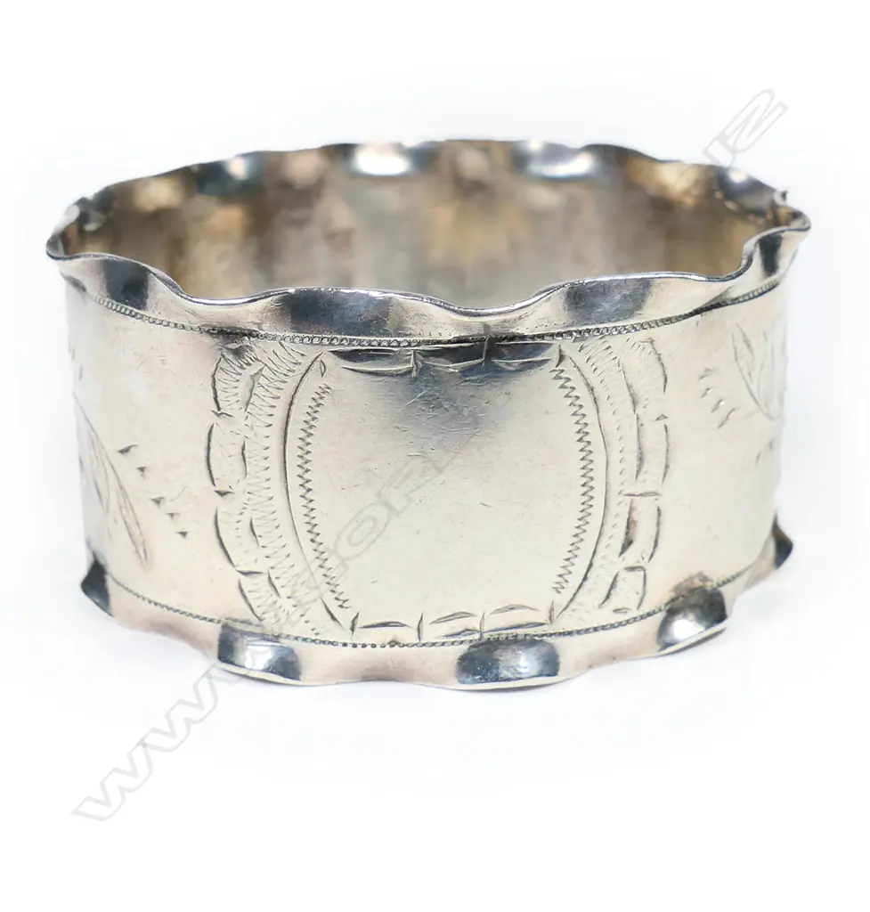Frank Grady silver napkin ring, Image 1++